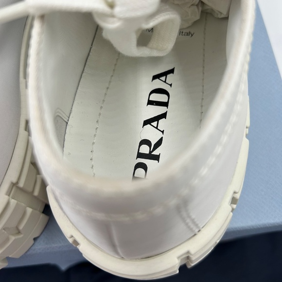 Women’s Prada double wheel chunky low top sneakers size 40 made in Italy - Picture 7 of 11